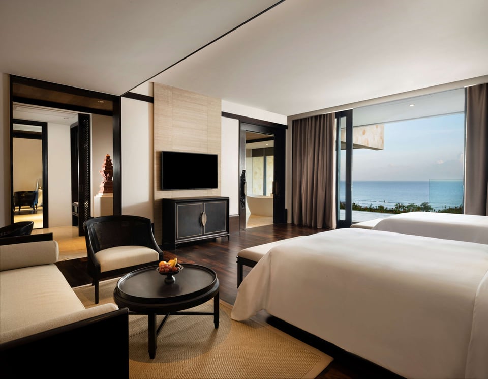 Cliff Private Pool Ocean Junior Suite, kamar di The Apurva Kempinski, Bali